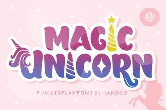 Magic Unicorn Font – Free Whimsical Display Typeface Download