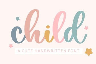 Child Font - Playful Script Fonts for Fun and Creative Designs