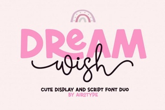 Dream Wish Font - Elegant Script Typeface for Creative Designs