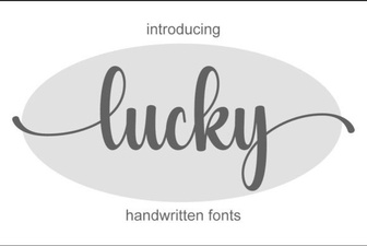 Lucky Script Font – Stylish Handwritten Calligraphy Typeface