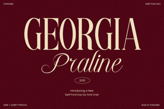 Georgia Praline Font: Elegant Typeface for Creative Projects