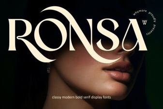 Ronsa Font: a Stylish Typeface for Modern Design Projects